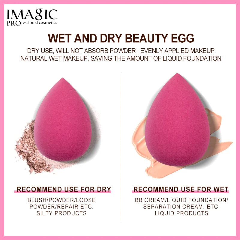 IMAGIC Professional Sponge Makeup Puff for Foundation Cream Concealer Beauty Cosmetic Makeup - Large Size