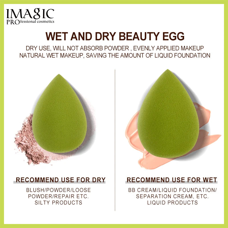 IMAGIC Professional Sponge Makeup Puff for Foundation Cream Concealer Beauty Cosmetic Makeup - Large Size