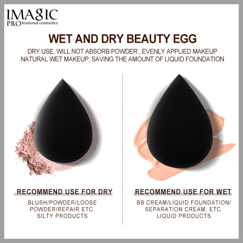 IMAGIC Professional Sponge Makeup Puff for Foundation Cream Concealer Beauty Cosmetic Makeup - Large Size